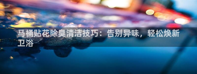 尊龙人生就是博l：马桶贴花除臭清洁技巧：告别异味，轻松焕